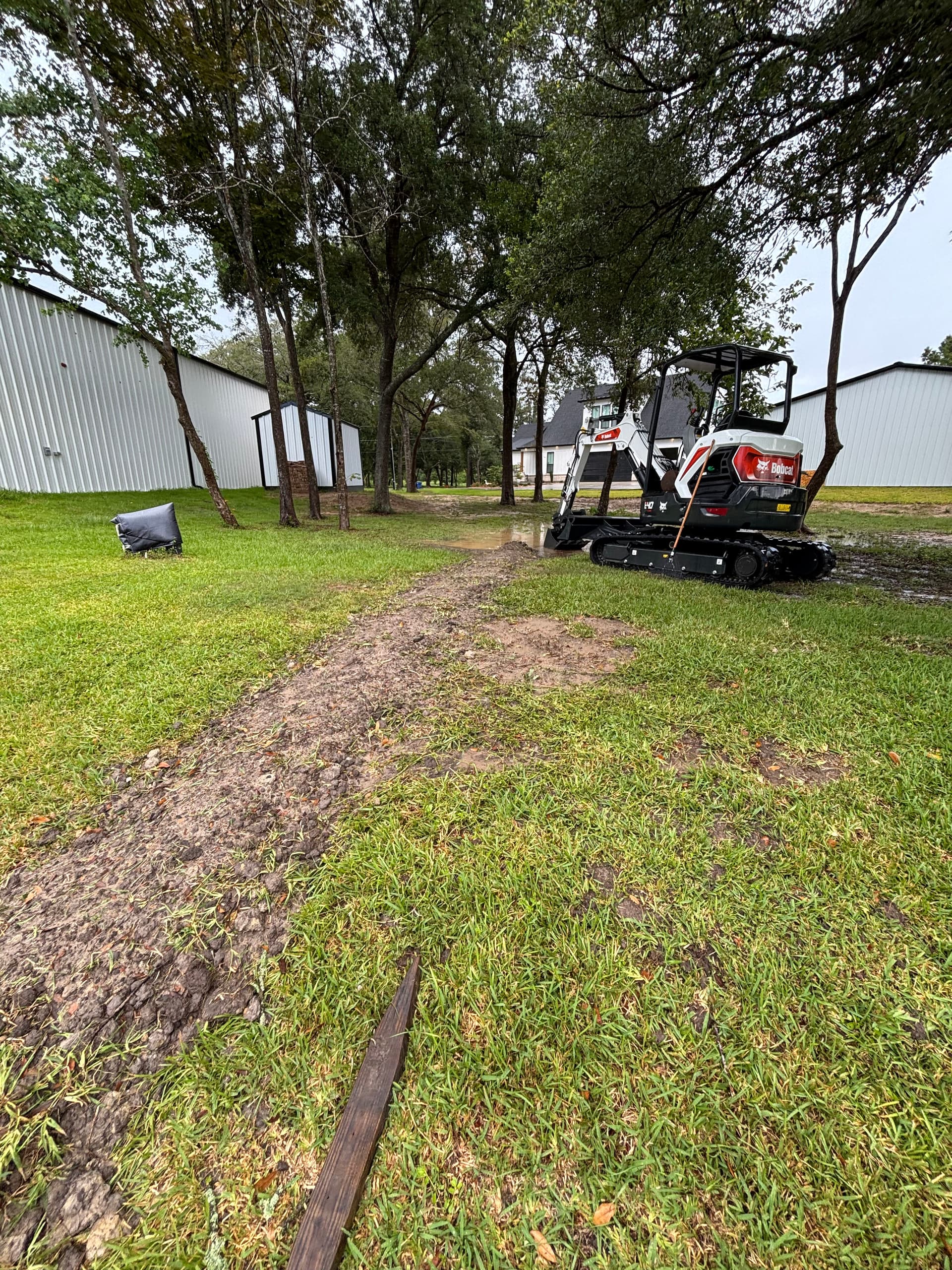 Gallery photos for 8-Inch Culvert Install Fixes Soggy Yard in Alvin: Image #5