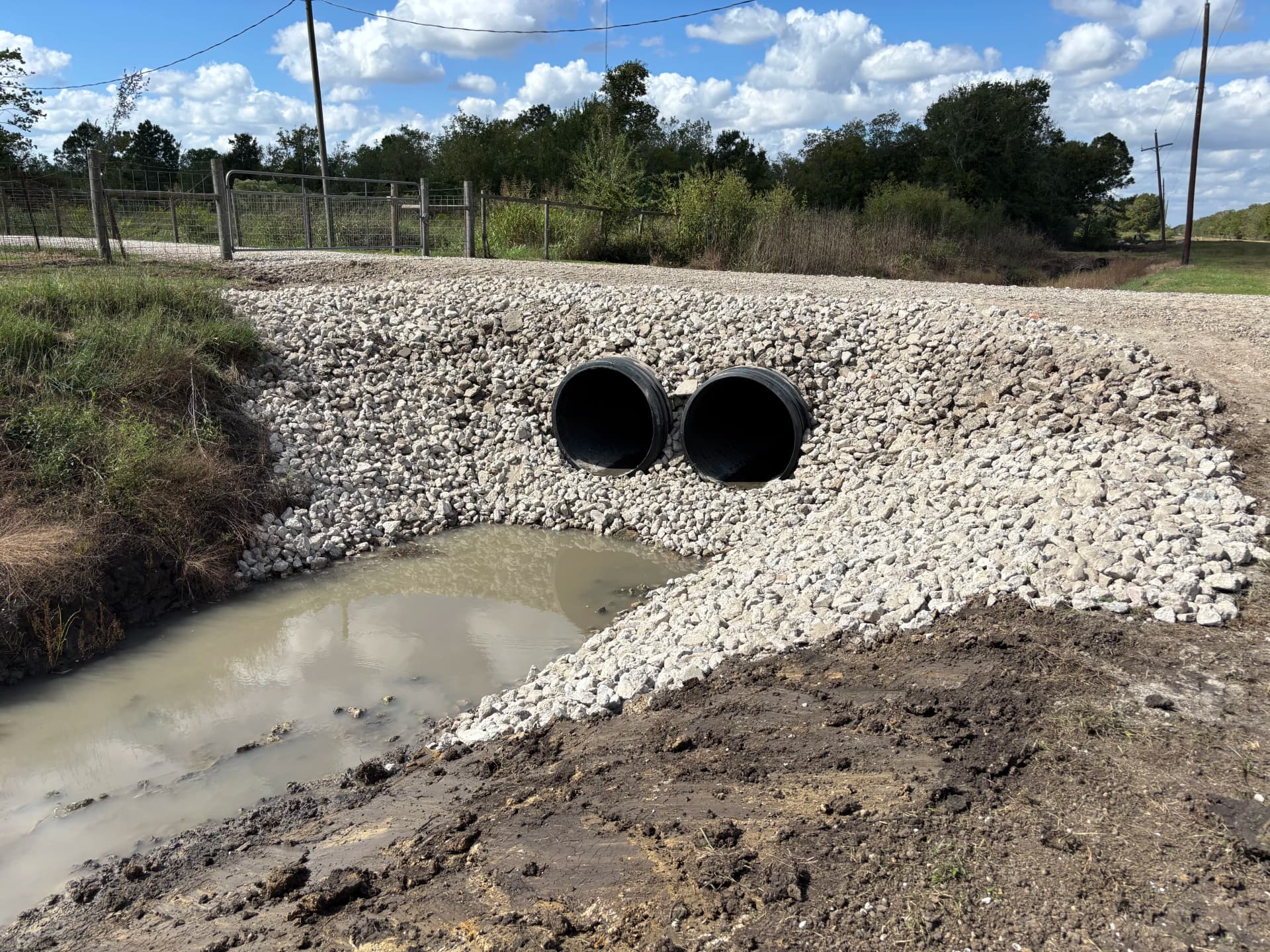 Gallery photos for Culvert Bank Repair and Bull Rock Installation in Rosharon: Image #6
