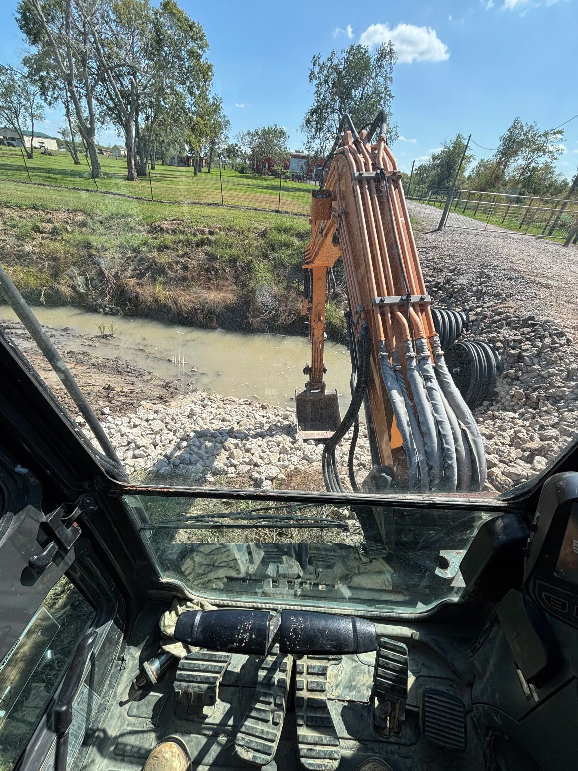 Gallery photos for Culvert Bank Repair and Bull Rock Installation in Rosharon: Image #3
