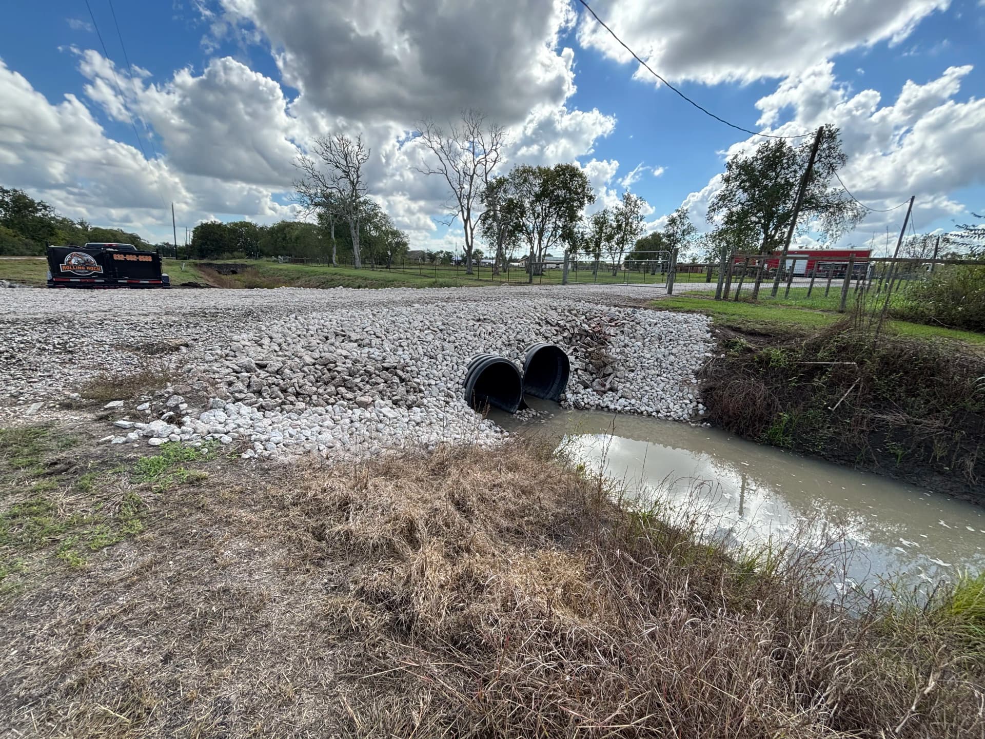 Gallery photos for Culvert Bank Repair and Bull Rock Installation in Rosharon: Image #7