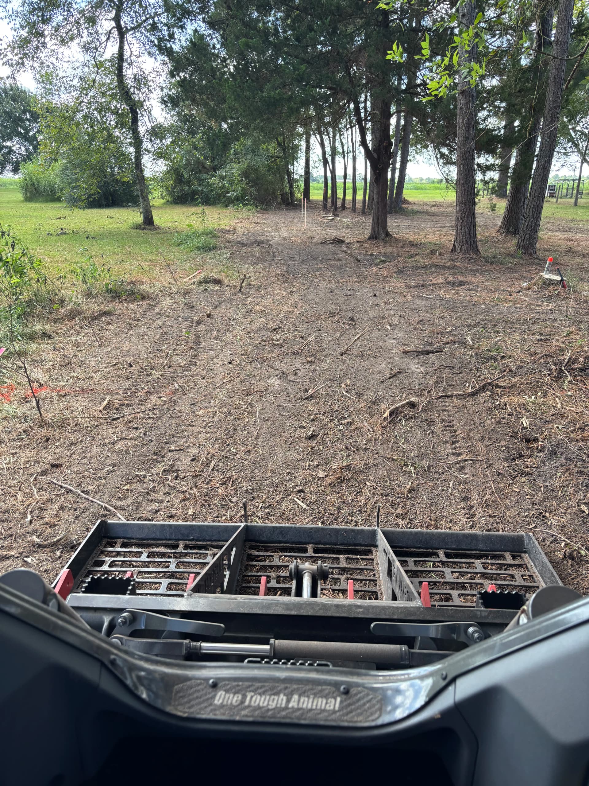 Gallery photos for Property Line Cleared and Ready for Fence Installation: Image #4