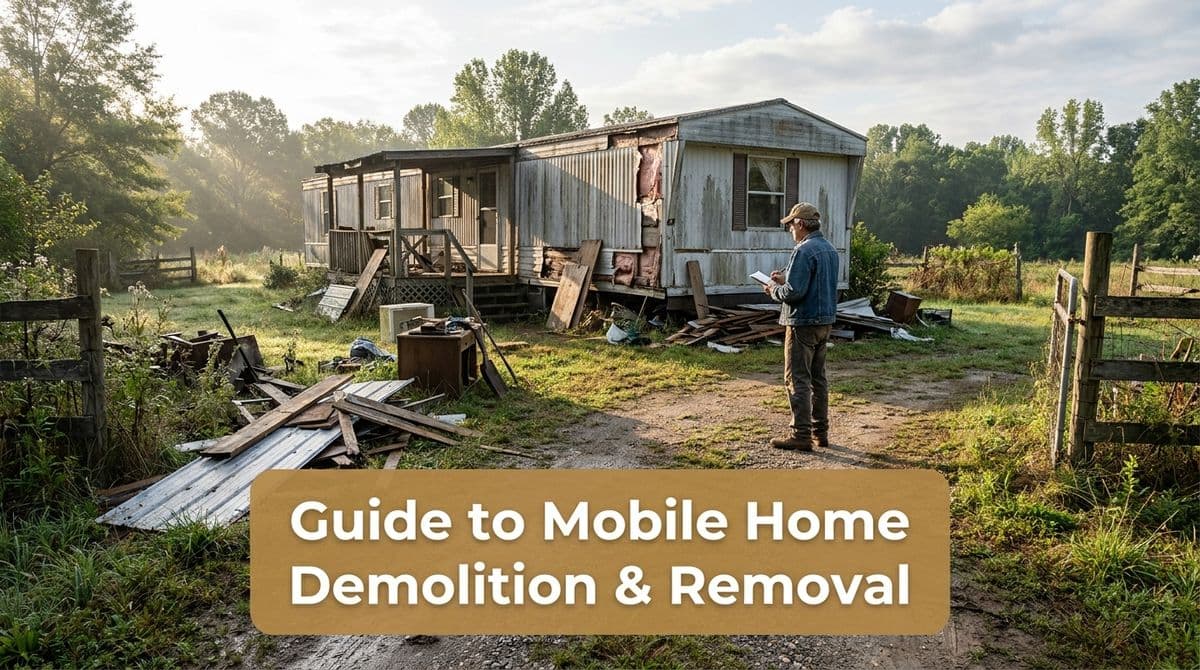 Featured post - Homeowner’s Guide to Mobile Home Demolition & Removal